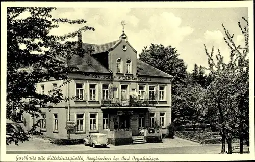 Ak Bergkirchen Bad Oeynhausen in Westfalen, Gasthof zur Wittekindsquelle