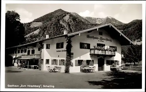 Ak Scharling Kreuth am Tegernsee Oberbayern, Gasthaus Zum Hirschberg