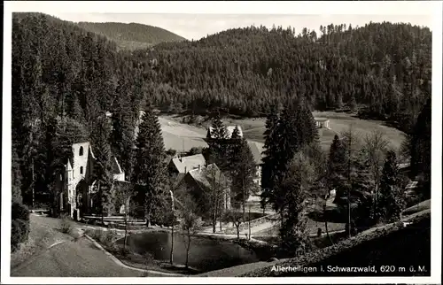 Ak Allerheiligen Oppenau im Schwarzwald, Ruine, Wald