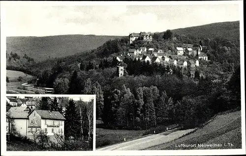 Ak Neuweilnau Weilrod im Taunus, Panorama, Restaurant Seel, Fremdenheim