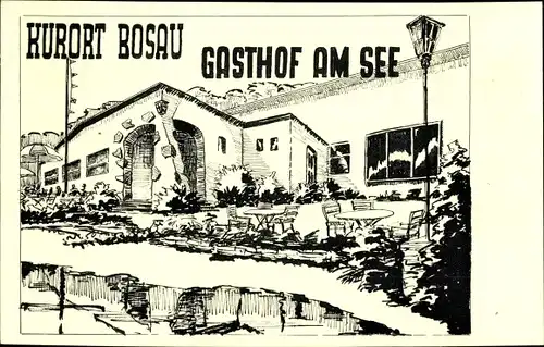 Ak Bosau in Ostholstein, Gasthof am See