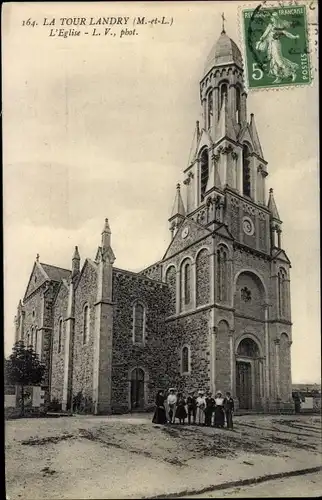 Ak La Tour Landry Maine et Loire, L'Eglise