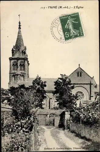 Ak Tigné Maine et Loire, L'Eglise