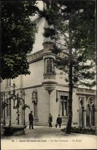 Ak Saint Germain en Laye Yvelines, Le Spa Francais, le Puits