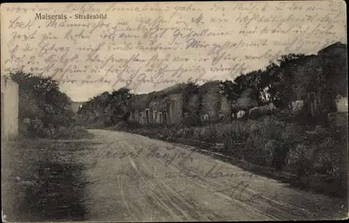 Ak Essey et Maizerais Maiserais Lothringen Meurthe et Moselle, Straßenpartie