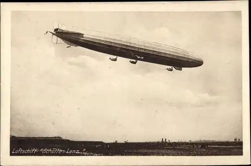 Ak Zeppelin-Luftschiff Schütte-Lanz L-2