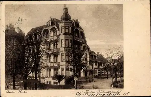 Ak Baden Baden am Schwarzwald, Kurhaus Korbmattfelsenhof