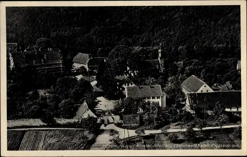 Ak Adelberg Kloster Adelberg bei Göppingen, Blick auf den Ort, Fliegeraufnahme