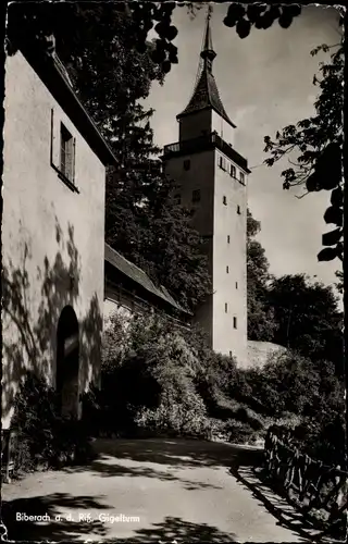 Ak Biberach an der Riß in Oberschwaben, Gigelturm