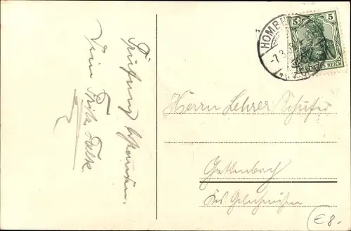 Studentika Ak Homberg an der Efze Hessen, Abschieds Commers 1908, Gruppenaufnahme