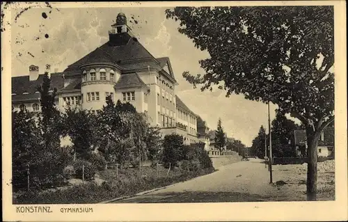 Ak Konstanz am Bodensee, Gymnasium