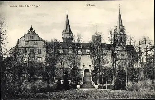 Ak Öhringen im Hohenlohekreis, Schloss