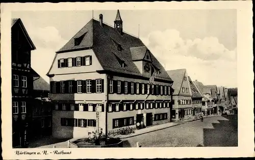 Ak Nürtingen am Neckar, Rathaus