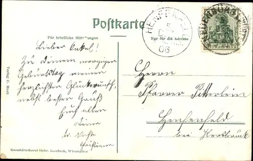 Ak Neuenbürg an der Enz Schwarzwald, Teilansicht