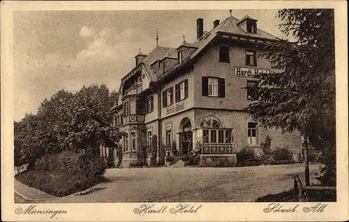 Ak Münsingen in Württemberg, Hardt Hotel