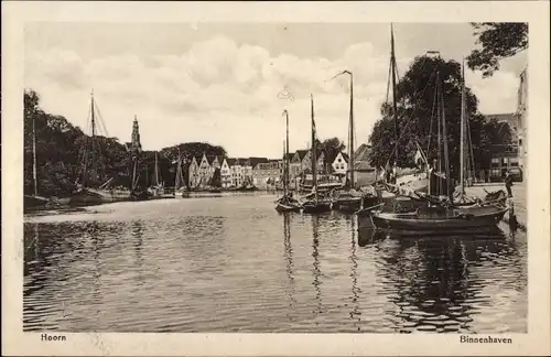Ak Hoorn Nordholland Niederlande, Binnenhaven