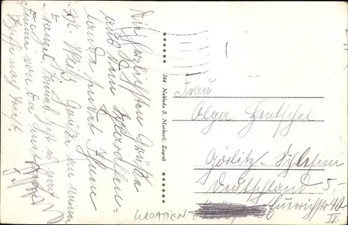 Ak Zagreb Kroatien, Wilsonova trga, Straßenpartie