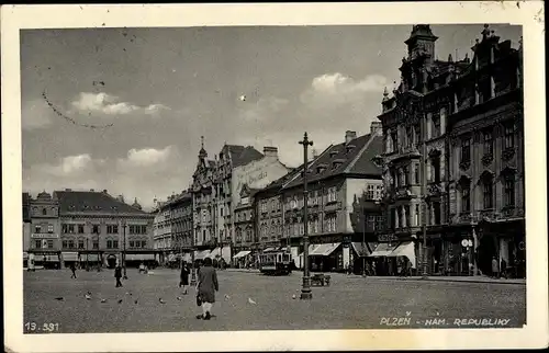 Ak Plzeň Pilsen Stadt, Namesti Republiky