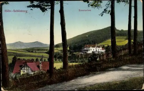 Ak Šumperk Mährisch Schönberg Region Olmütz, Sanatorium