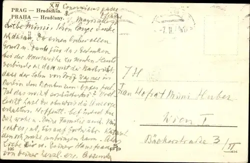 Ak Praha Prag, Hradschin
