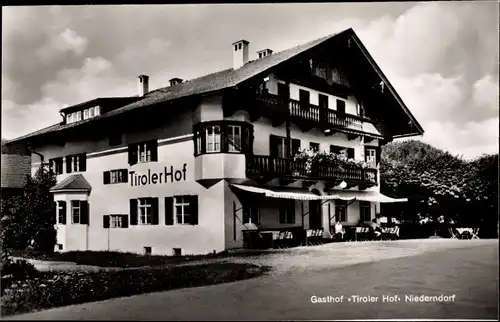 Ak Niederndorf Kufstein in Tirol, Gasthof Tiroler Hof