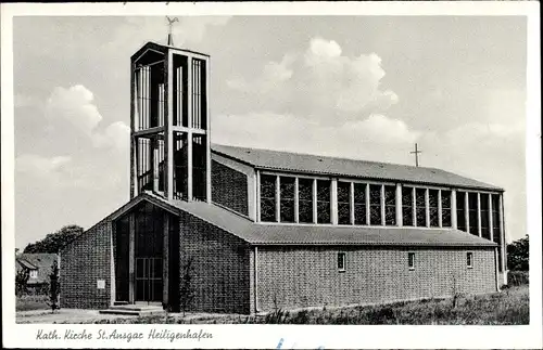 Ak Ostseebad Heiligenhafen in Holstein, Kath. Kirche St. Ansgar