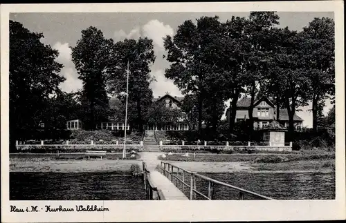 Ak Plau am See, Kurhaus Waldheim