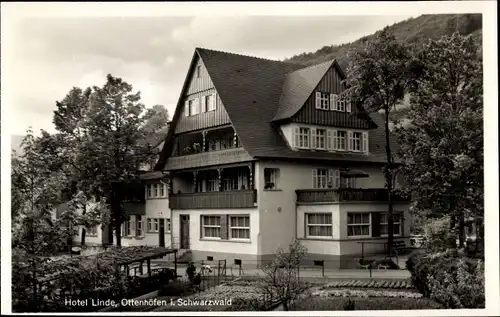 Ak Ottenhöfen i. Schwarzwald, Hotel Linde