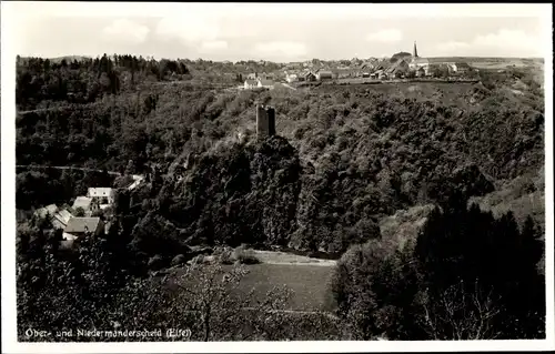 Ak Manderscheid in der Eifel Rheinland Pfalz, Ober und Niedermanderscheid