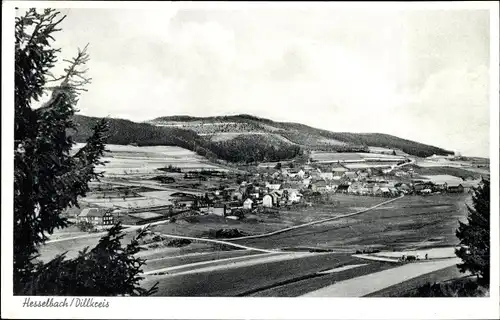 Ak Hesselbach Oberzent im Odenwald, Panorama