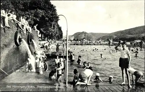 Ak Bad Hönningen am Rhein, Thermalschwimmbad