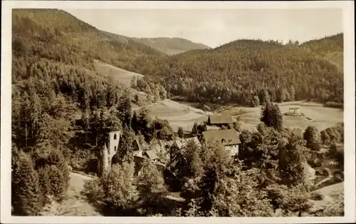 Ak Oppenau im Schwarzwald, Klosterruine Allerheiligen