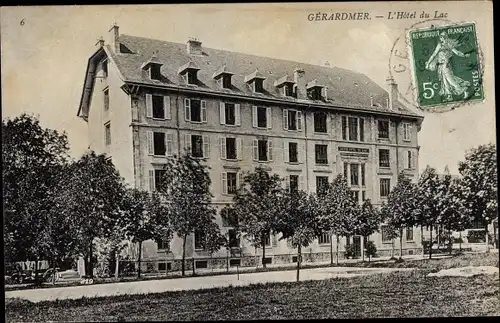 Ak Gérardmer Lothringen Vosges, L'Hotel du Lac