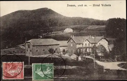 Ak Donon Hohe Donne Elsass Bas Rhin, Hotel Velleda