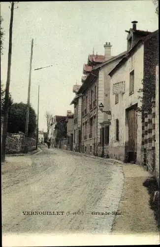 Ak Vernouillet Yvelines, Grande Rue