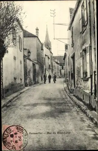 Ak Vernouillet Yvelines, Rue du Bout Large