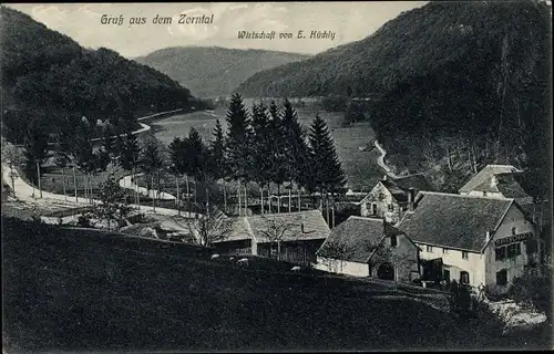 Ak Saverne Zabern Elsass Bas Rhin, Zorntal, Wirtschaft von E. Küchly