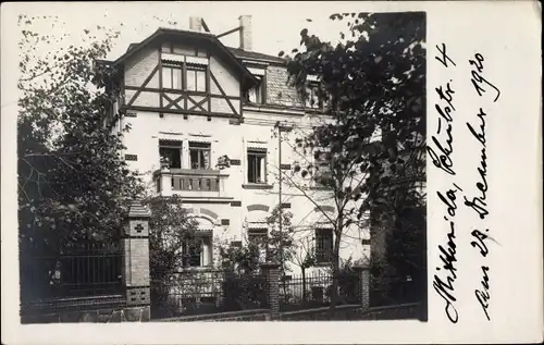 Foto Ak Mittweida in Sachsen, Wohnhaus, Schulstraße 4