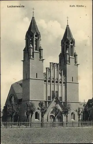 Ak Luckenwalde in Brandenburg, Katholische Kirche