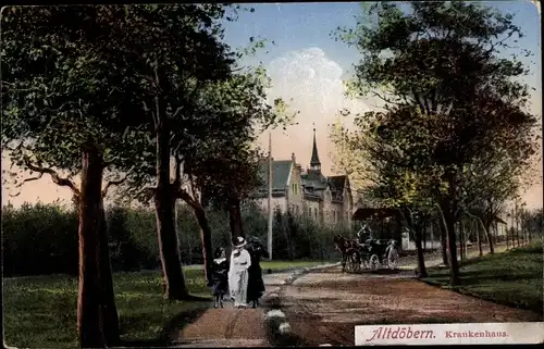 Ak Altdöbern in der Niederlausitz, Krankenhaus