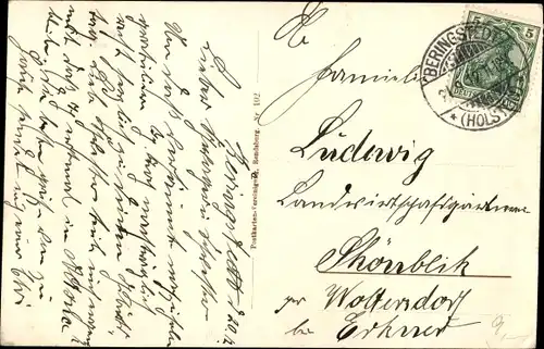 Ak Rendsburg in Schleswig Holstein, Reichsbank