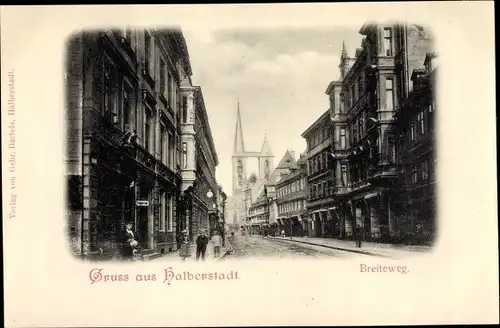 Ak Halberstadt am Harz, Breiteweg