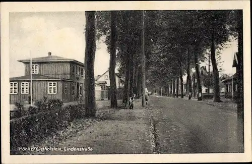Ak Pönitz Scharbeutz in Ostholstein, Lindenstraße