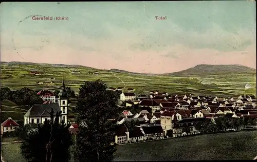 Ak Gersfeld in der Rhön Hessen, Panorama