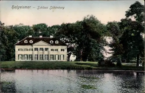 Ak Hofgeismar in Nordhessen, Schloss Schönburg