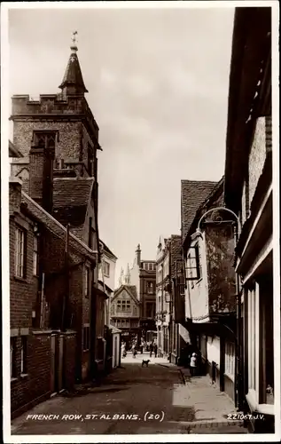 Ak St Albans Hertfordshire England, French Row