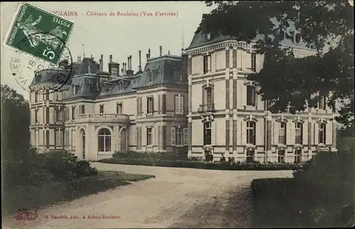 Ak Échouboulains Seine et Marne, Chateau de Boulains