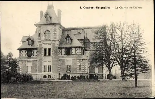 Ak Coubert Soignolles Seine et Marne, Le Chateau de Coubert