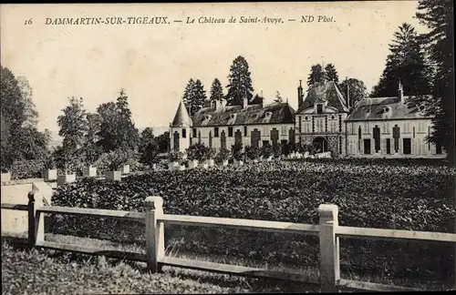 Ak Dammartin sur Tigeaux Seine et Marne, Le Chateau de Saint Avoye