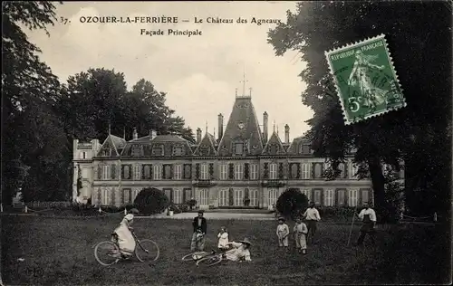 Ak Ozouer Ozoir-la-Ferrière Seine et Marne, Le Chateau des Agneaux